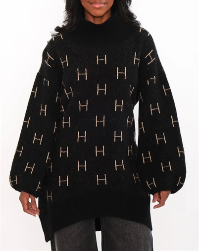  Hést - Fam Sweater Long - Black